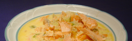 salmon chowder