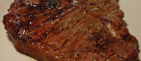 marinated steak